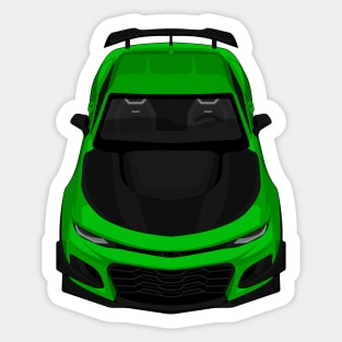 camaro zl1 1le green Sticker